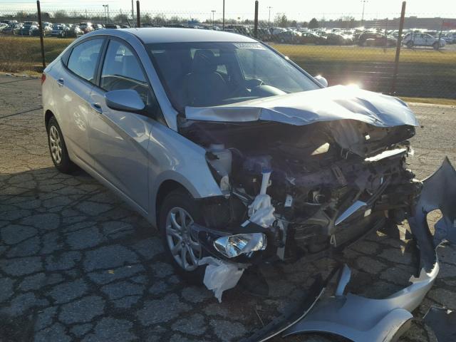 KMHCT4AEXDU326789 - 2013 HYUNDAI ACCENT GLS SILVER photo 1