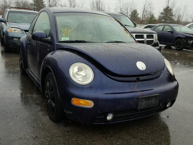 3VWCK21C32M422529 - 2002 VOLKSWAGEN NEW BEETLE BLUE photo 1