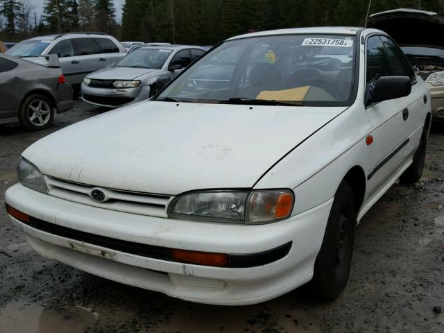 JF1GC2441PK515236 - 1993 SUBARU IMPREZA L WHITE photo 2