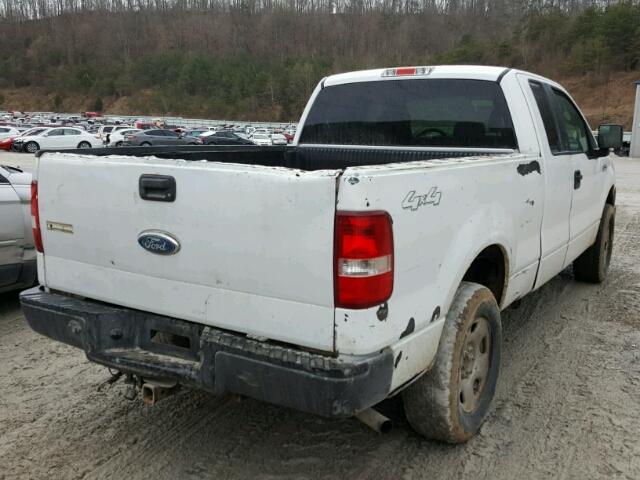 1FTPX14586NA29523 - 2006 FORD F150 WHITE photo 4