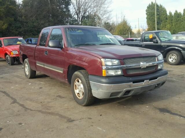 2GCEC19V431372127 - 2003 CHEVROLET SILVERADO BURGUNDY photo 1