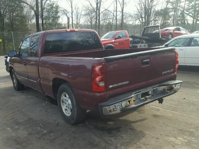 2GCEC19V431372127 - 2003 CHEVROLET SILVERADO BURGUNDY photo 3