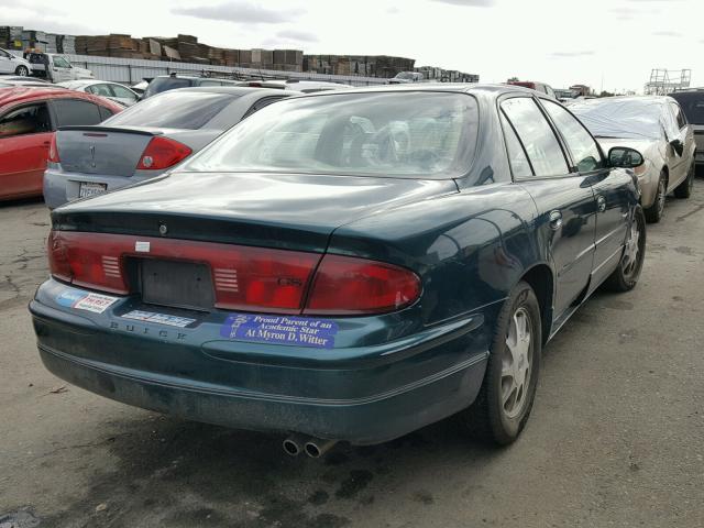 2G4WF5219V1480963 - 1997 BUICK REGAL GS GREEN photo 4