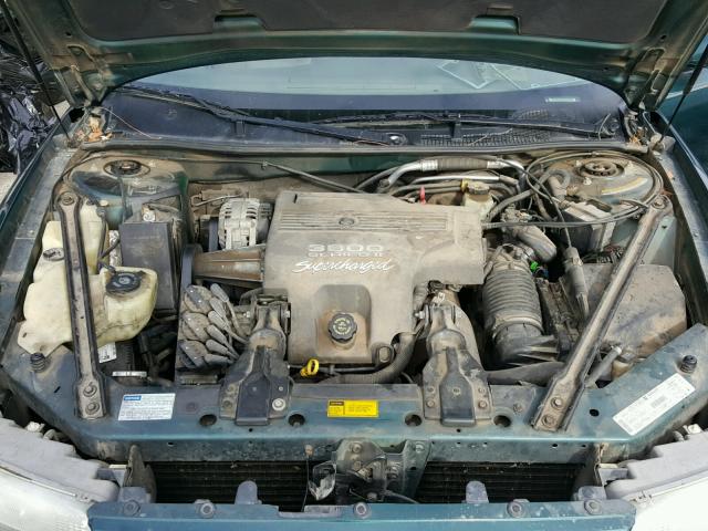 2G4WF5219V1480963 - 1997 BUICK REGAL GS GREEN photo 7