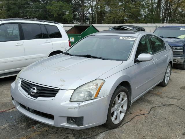 1N4BA41E67C835753 - 2007 NISSAN MAXIMA SE SILVER photo 2