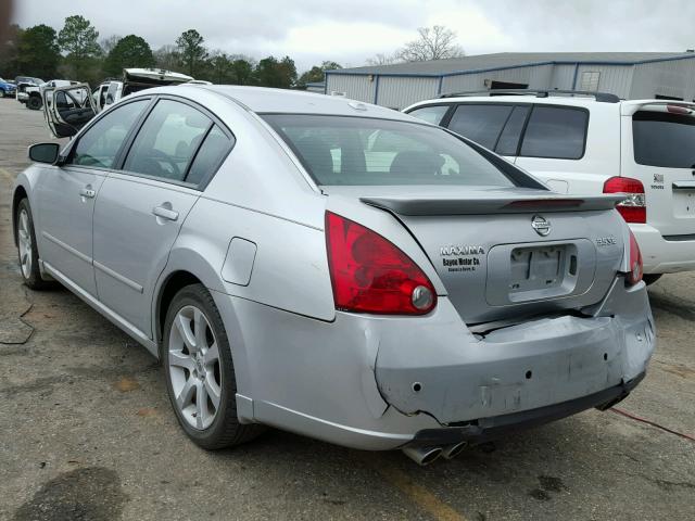 1N4BA41E67C835753 - 2007 NISSAN MAXIMA SE SILVER photo 3