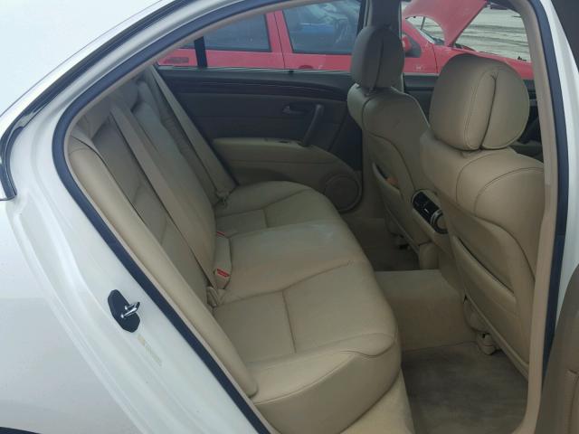 JH4KB16566C010775 - 2006 ACURA RL თეთრი ფოტო 6