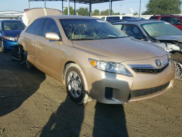 4T1BB3EK8BU136401 - 2011 TOYOTA CAMRY HYBR GOLD photo 1