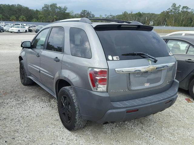 2CNDL23FX56087808 - 2005 CHEVROLET EQUINOX LS GRAY photo 3