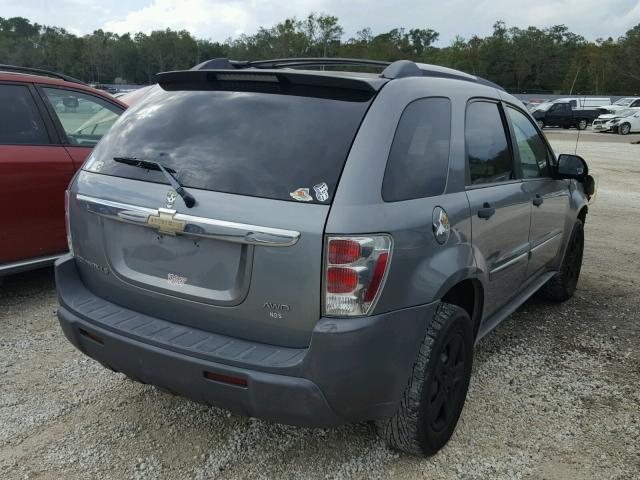 2CNDL23FX56087808 - 2005 CHEVROLET EQUINOX LS GRAY photo 4