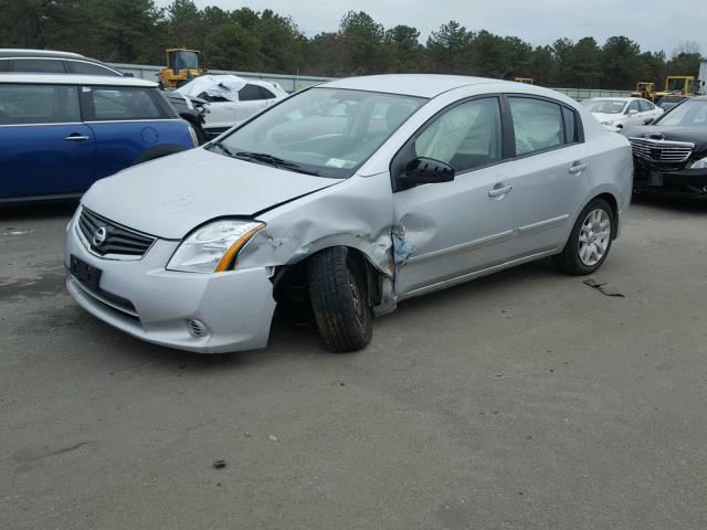 3N1AB6AP6BL669234 - 2011 NISSAN SENTRA 2.0 SILVER photo 2