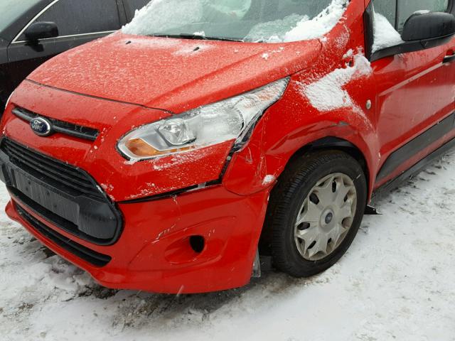 NM0LS7F72G1284947 - 2016 FORD TRANSIT CO RED photo 9