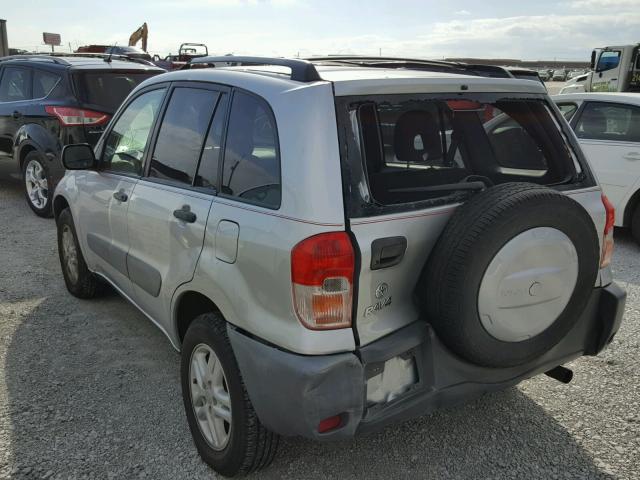 JTEGH20V610040126 - 2001 TOYOTA RAV4 SILVER photo 3