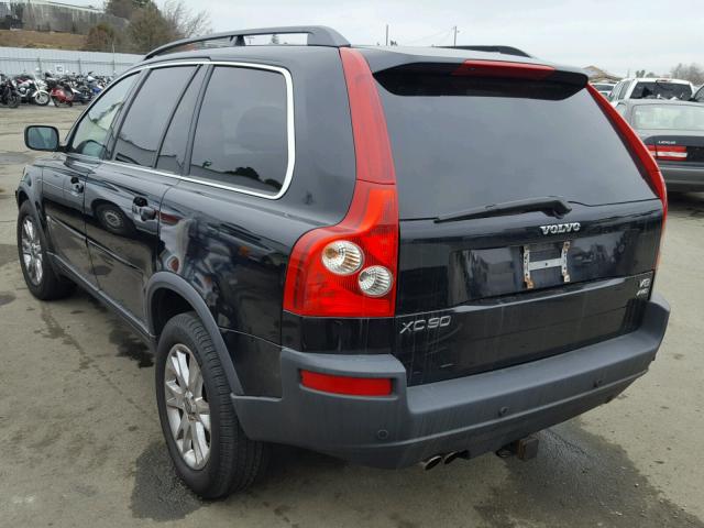 YV1CZ852251210882 - 2005 VOLVO XC90 V8 BLACK photo 3