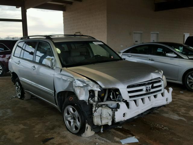 JTEGD21A550119056 - 2005 TOYOTA HIGHLANDER SILVER photo 1