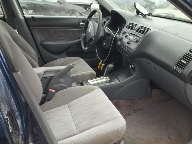 JHMES26745S000271 - 2005 HONDA CIVIC EX 蓝色 照片 5
