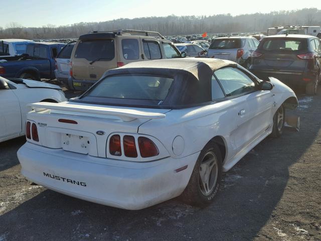 1FAFP4443WF231805 - 1998 FORD MUSTANG WHITE photo 4