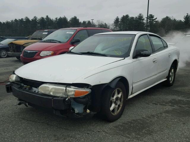 1G3NL52E9YC371879 - 2000 OLDSMOBILE ALERO GL WHITE photo 2