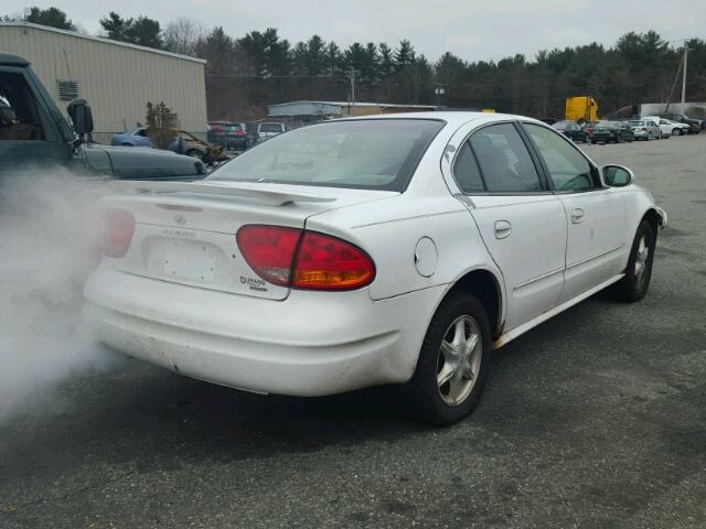 1G3NL52E9YC371879 - 2000 OLDSMOBILE ALERO GL WHITE photo 4