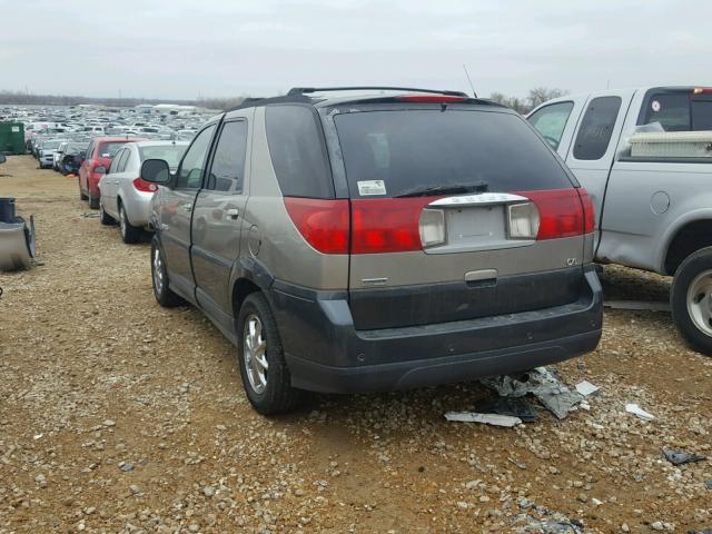 3G5DB03E92S524527 - 2002 BUICK RENDEZVOUS GOLD photo 3