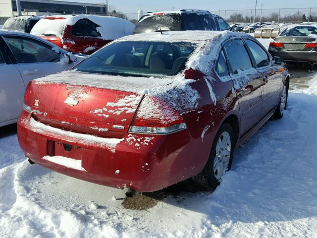 2G1WB5E35E1138383 - 2014 CHEVROLET IMPALA LIM RED photo 4