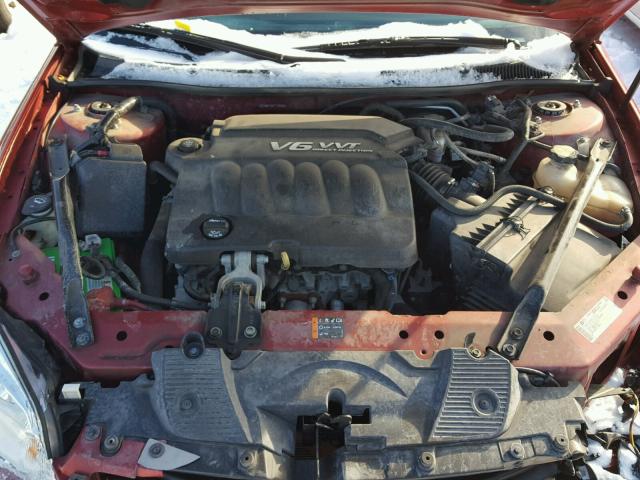 2G1WB5E35E1138383 - 2014 CHEVROLET IMPALA LIM RED photo 7