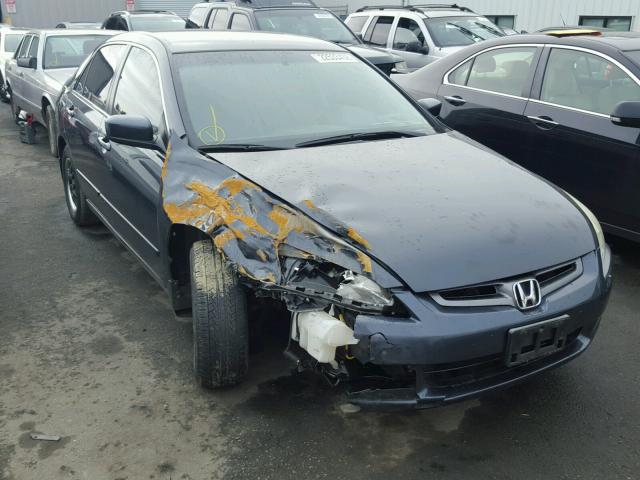 1HGCM56475A121216 - 2005 HONDA ACCORD LX CHARCOAL photo 1