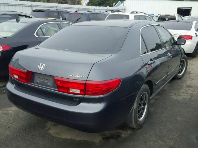 1HGCM56475A121216 - 2005 HONDA ACCORD LX CHARCOAL photo 4