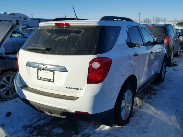 2GNALBEK4E6321532 - 2014 CHEVROLET EQUINOX LT WHITE photo 4