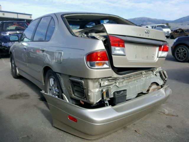 JNKCP11A12T510248 - 2002 INFINITI G20 SILVER photo 3