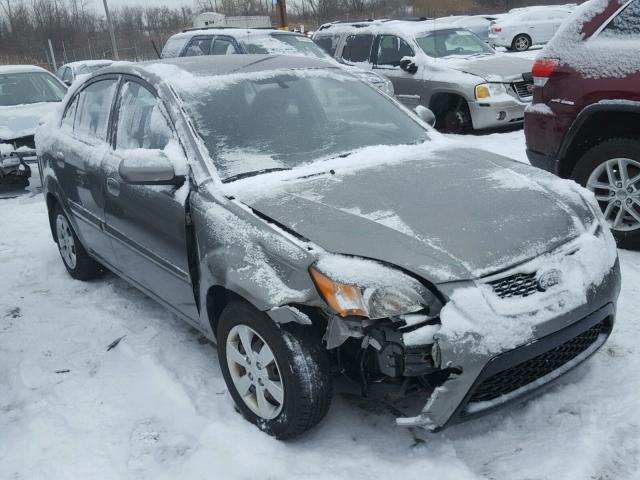 KNADH4A35B6856515 - 2011 KIA RIO BASE SILVER photo 1