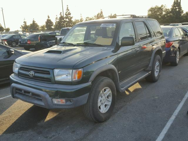 JT3GN86R0X0120397 - 1999 TOYOTA 4RUNNER SR GREEN photo 2