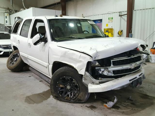 1GNEC13T05R148488 - 2005 CHEVROLET TAHOE C150 WHITE photo 1