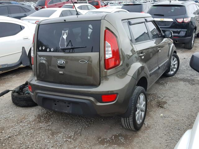 KNDJT2A62D7564997 - 2013 KIA SOUL + GREEN photo 4