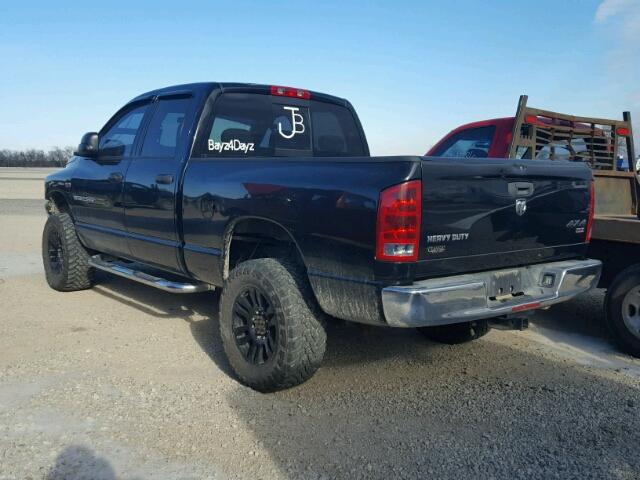 3D7KS28D76G104369 - 2006 DODGE RAM 2500 S BLACK photo 3