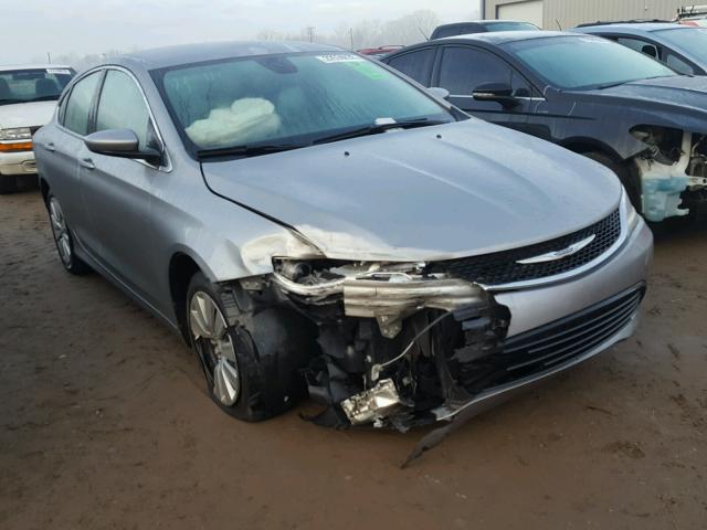 1C3CCCFB6FN550706 - 2015 CHRYSLER 200 LX GRAY photo 1