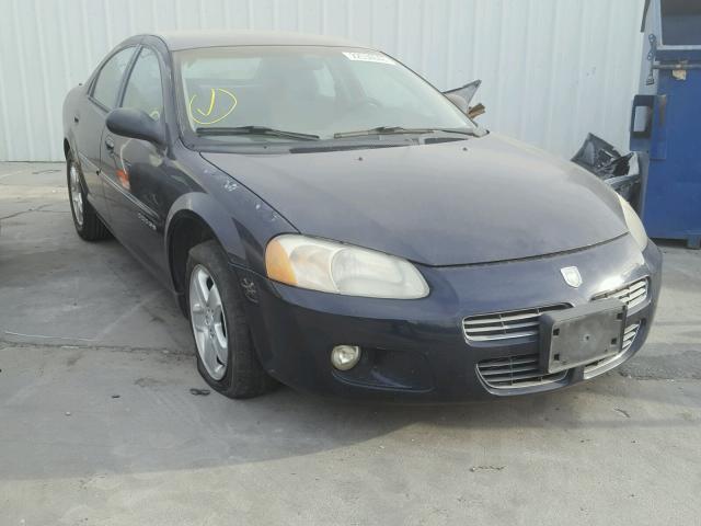 1B3EJ56U61N523748 - 2001 DODGE STRATUS ES BLUE photo 1