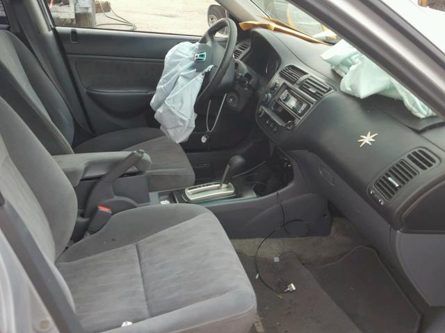 2HGES26824H639234 - 2004 HONDA CIVIC EX ვერცხლისფერი ფოტო 5