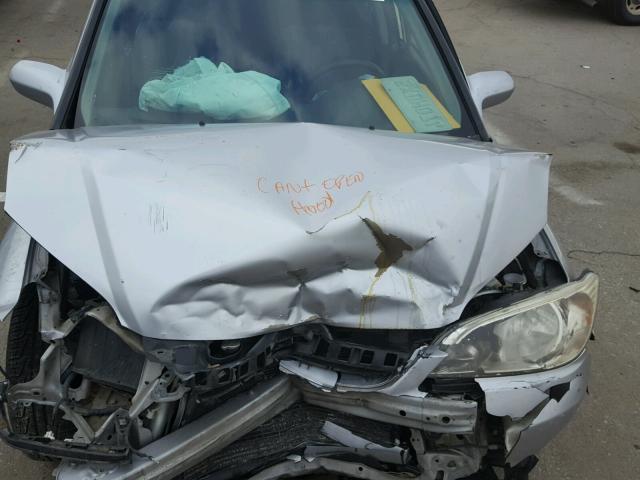 2HGES26824H639234 - 2004 HONDA CIVIC EX ვერცხლისფერი ფოტო 7