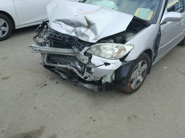 2HGES26824H639234 - 2004 HONDA CIVIC EX ვერცხლისფერი ფოტო 9