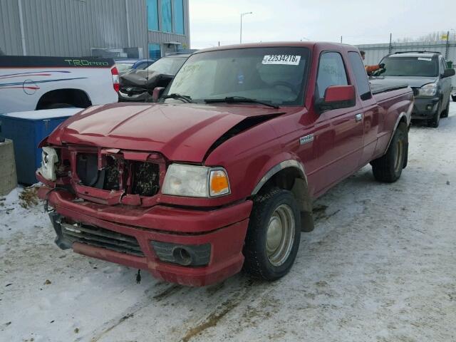 1FTZR44U96PA82425 - 2006 FORD RANGER SUP RED photo 2