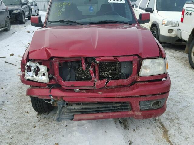 1FTZR44U96PA82425 - 2006 FORD RANGER SUP RED photo 9