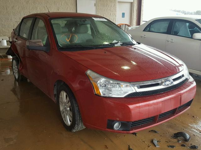 1FAHP3HN1AW104680 - 2010 FORD FOCUS SEL RED photo 1