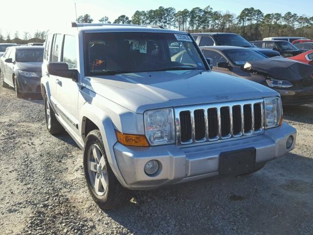 1J8HH48K88C180386 - 2008 JEEP COMMANDER SILVER photo 1