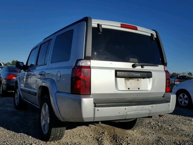 1J8HH48K88C180386 - 2008 JEEP COMMANDER ვერცხლისფერი ფოტო 3