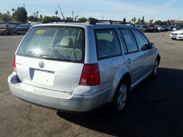 WVWSL61J04W024876 - 2004 VOLKSWAGEN JETTA GLS SILVER photo 4