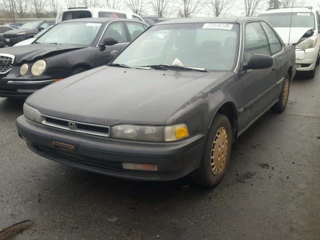 1HGCB7159MA013650 - 1991 HONDA ACCORD LX GRAY photo 2