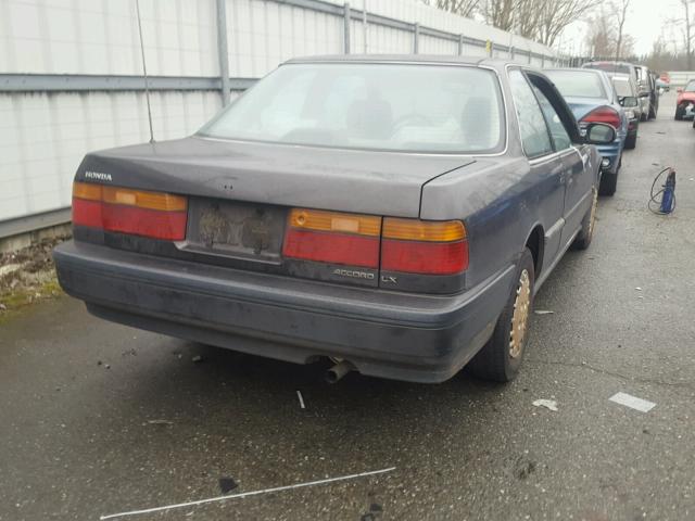 1HGCB7159MA013650 - 1991 HONDA ACCORD LX GRAY photo 4