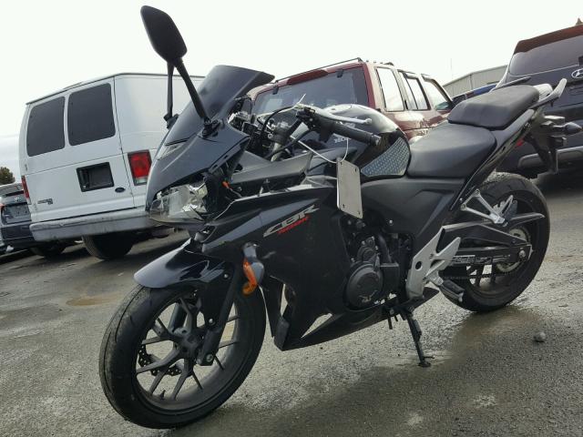 MLHPC4413E5100052 - 2014 HONDA CBR500 R BLACK photo 2