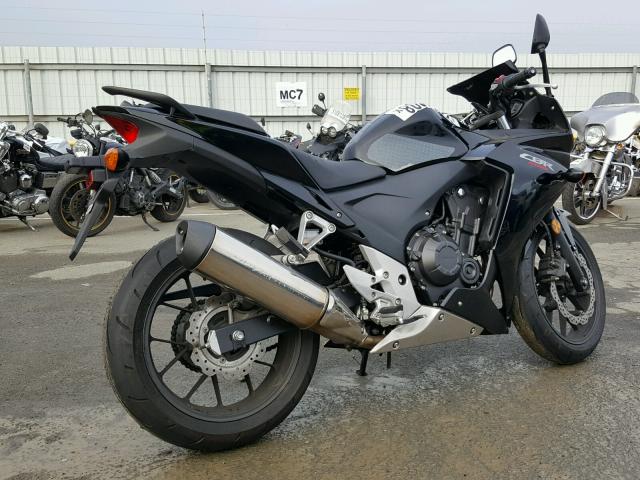 MLHPC4413E5100052 - 2014 HONDA CBR500 R BLACK photo 4